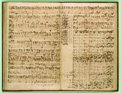 Pagine dalla Partitura della 